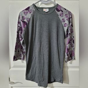 Lularoe Minnie Mouse 3/4 sleeve top XS